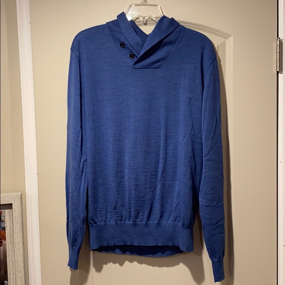 Polo by Ralph Lauren Men’s Cowl Neck Wool Sweater
